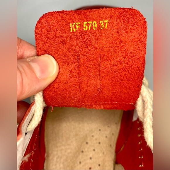 KICKERS Ankle Boots UK 4 Kick-Hi Red Leather with Box/90s/Mod/80s/Casual/Classic - Picture 8 of 14